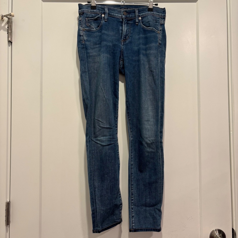 Citizens of Humanity Women 26 Blue Skinny Jeans Medium Wash Denim 5244